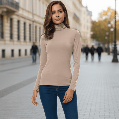 Laurie | Women's Winter Turtleneck Knit Jumper