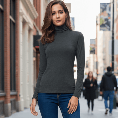 Laurie | Women's Winter Turtleneck Knit Jumper