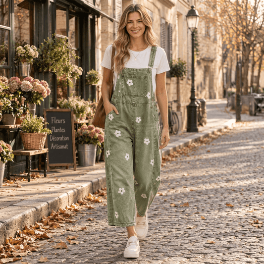 Maci | Women's Printed Wide-Leg Trousers