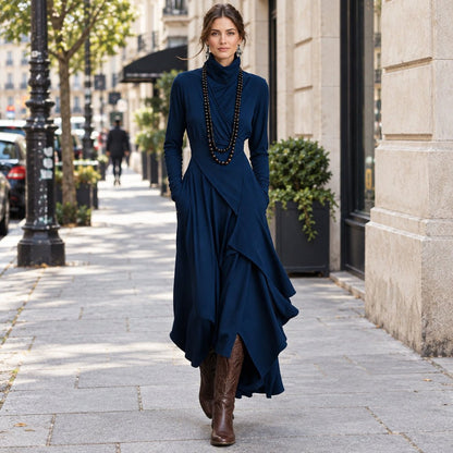 Ashly | Women's Asymmetric Maxi Evening Dress