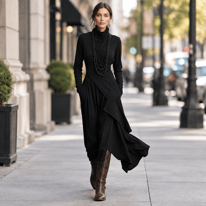 Ashly | Women's Asymmetric Maxi Evening Dress