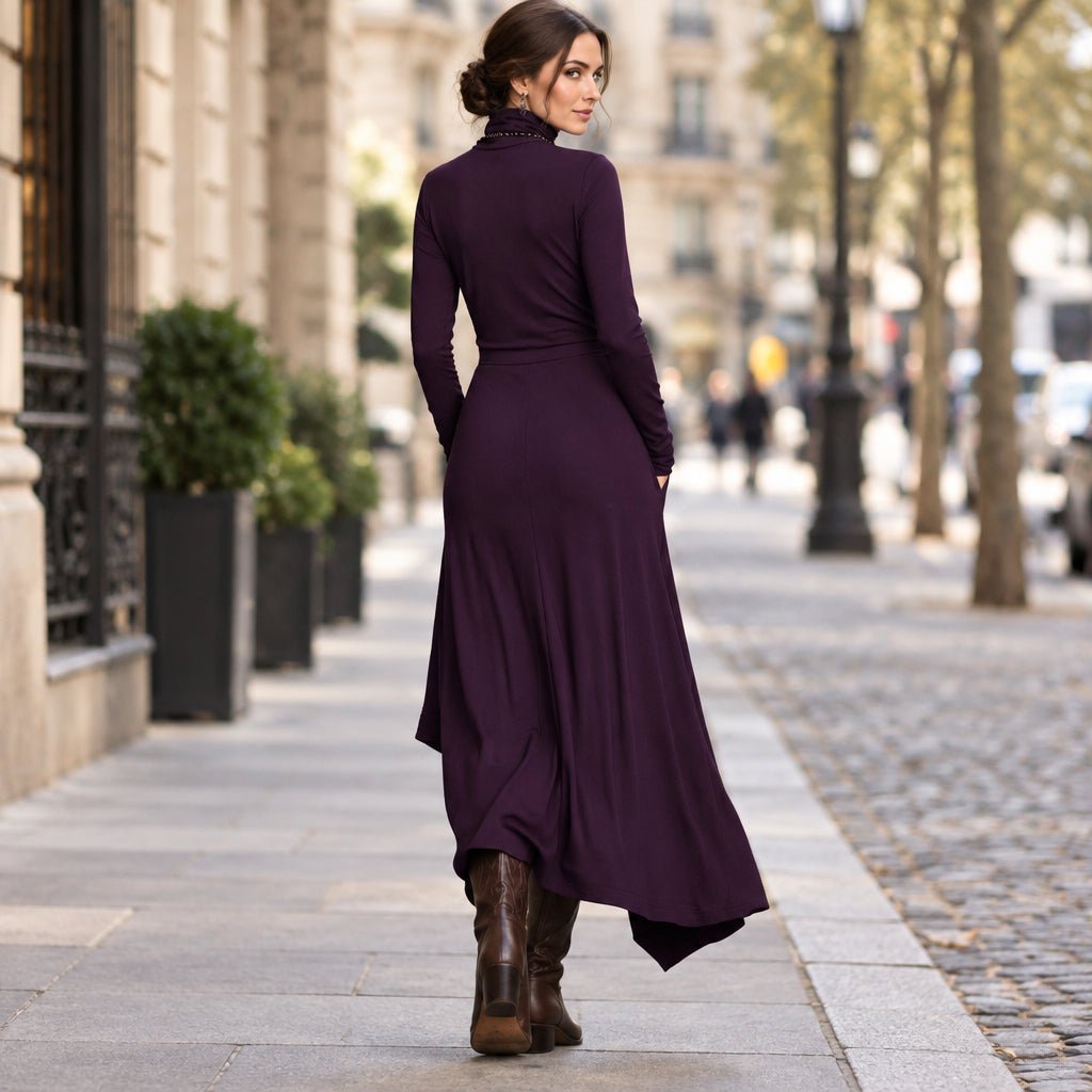 Ashly | Women's Asymmetric Maxi Evening Dress