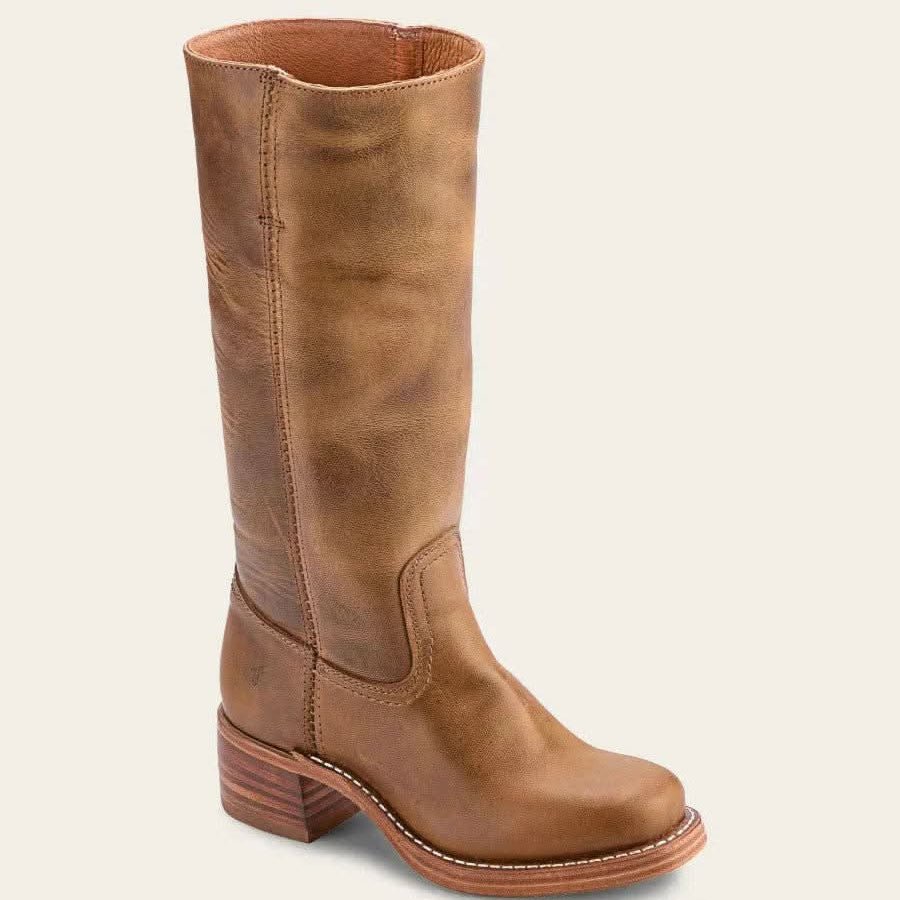 Shelbi | Damen-Winterstiefel aus Leder, mittelhoch