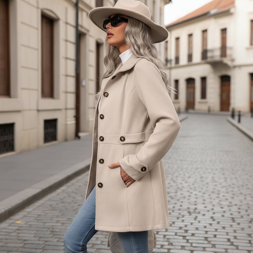 Lucille | Women's Belted Parka Coat with Layering Fit