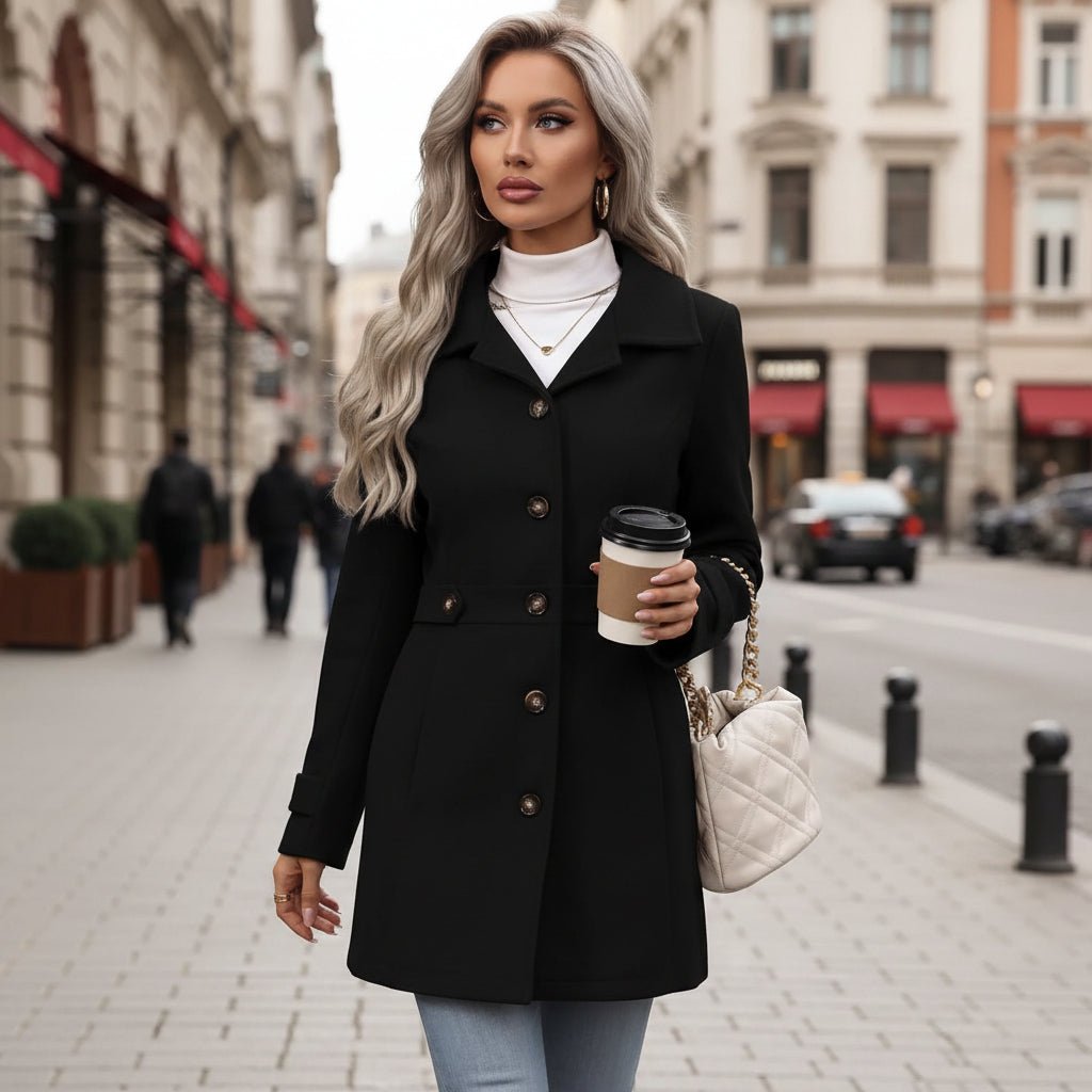 Lucille | Women's Belted Parka Coat with Layering Fit