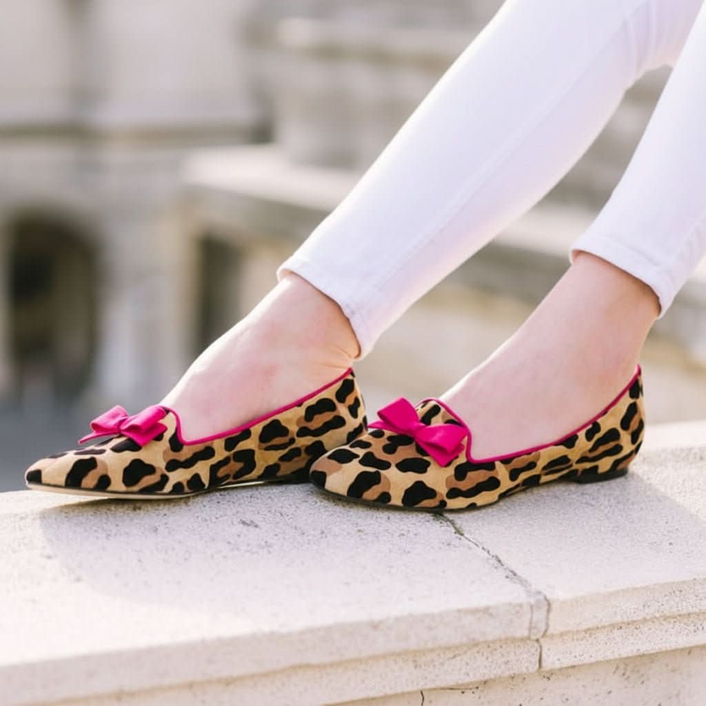 Remi | Women's Animal Print Tassel Flats