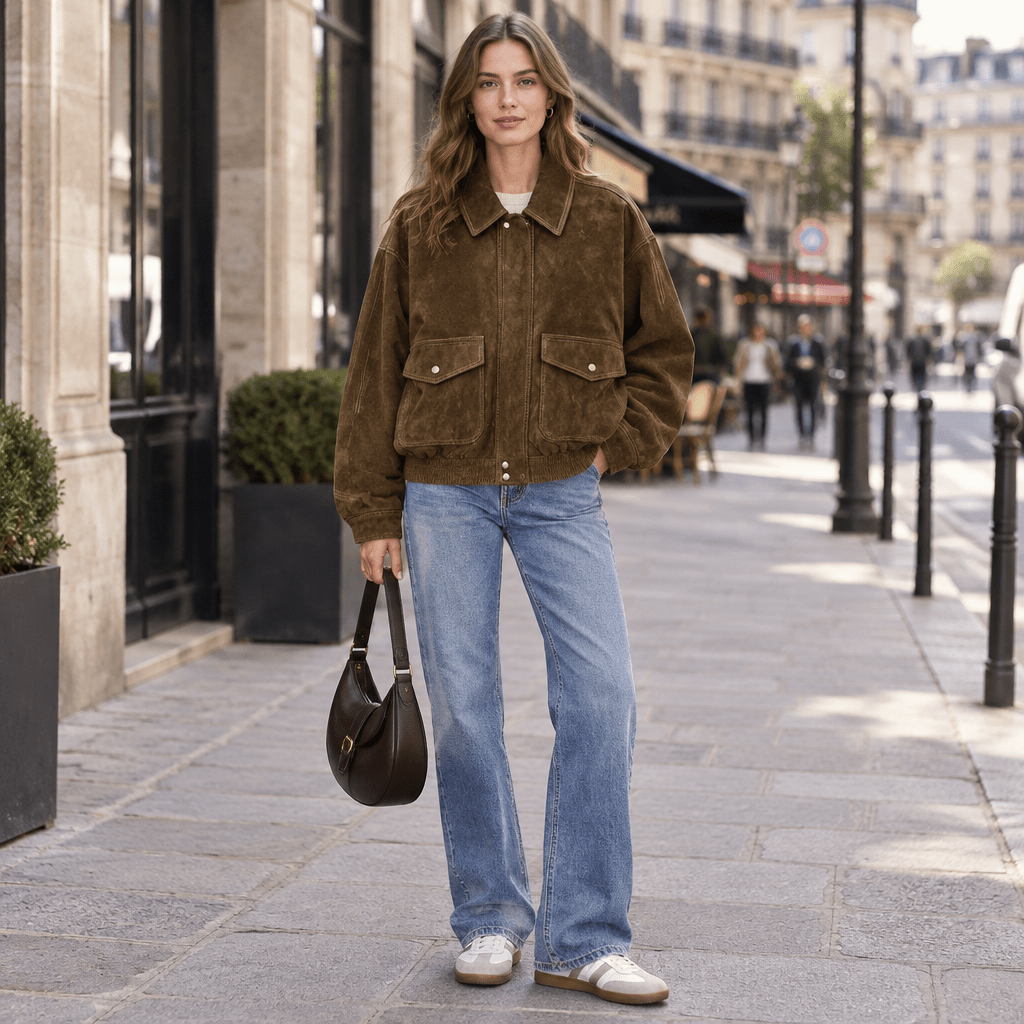 Irma | Women's Classic Casual Bomber Jacket