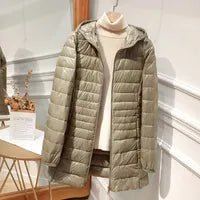 Julissa | Women's Quilted Hooded Longline Winter Puffer Coat