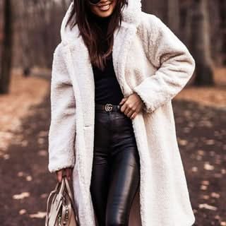 Essie | Women's Long Hooded Button-Front Jacket