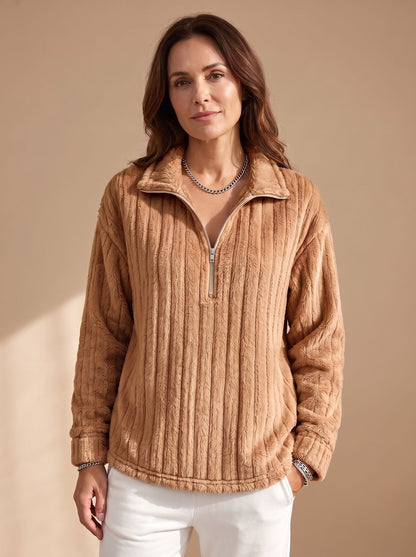 Dianna | Women's Quarter-Zip Knit Jumper