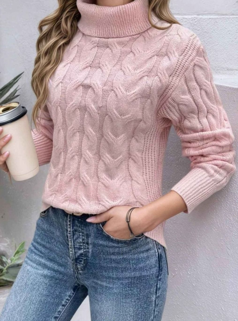 Cecelia | Women's Winter Knit Turtleneck Jumper