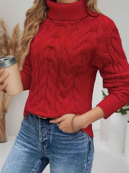 Cecelia | Women's Winter Knit Turtleneck Jumper