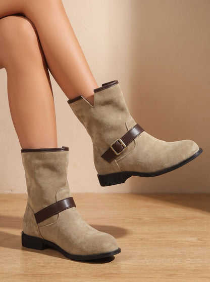 Madalyn | Women's Western Buckle Ankle Boots