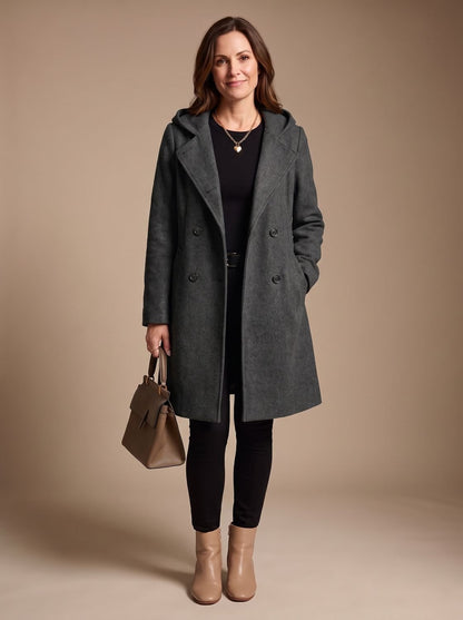 Yasmine | Women's Double-Breasted Tailored Coat