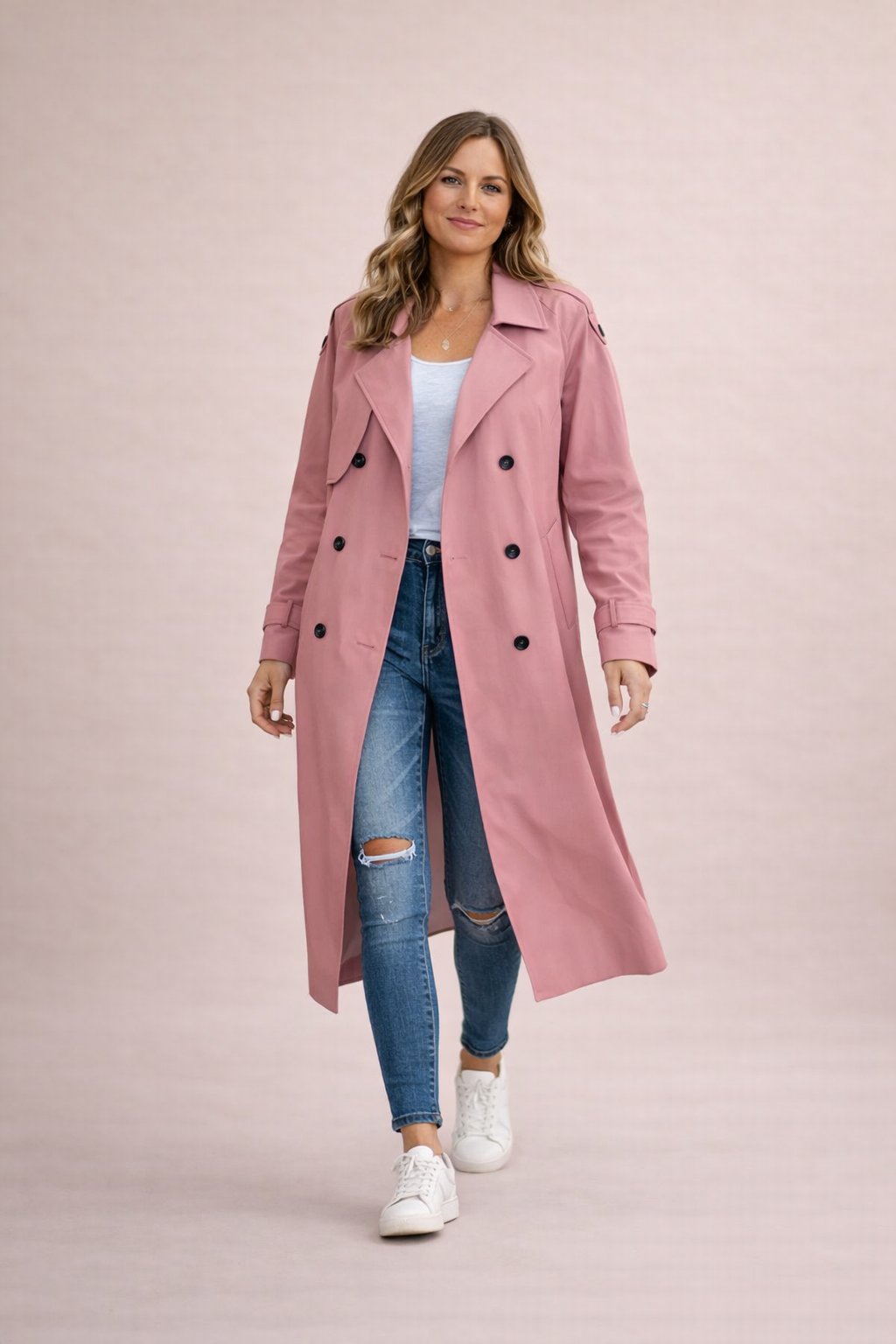Charlene | Women's Belted Parka Coat for Workdays