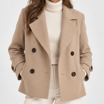 Marisela | Women's Double-Breasted Lapel Coat