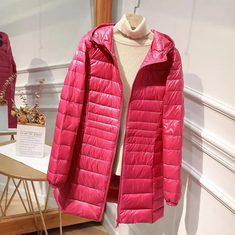 Julissa | Women's Quilted Hooded Longline Winter Puffer Coat