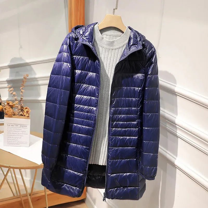 Julissa | Women's Quilted Hooded Longline Winter Puffer Coat