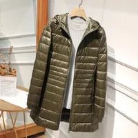 Julissa | Women's Quilted Hooded Longline Winter Puffer Coat