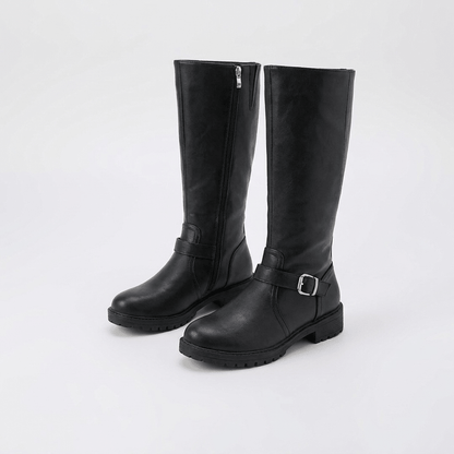 Giovanna | Women's Knee-High Riding Boots with Buckle Detail