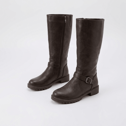 Giovanna | Women's Knee-High Riding Boots with Buckle Detail