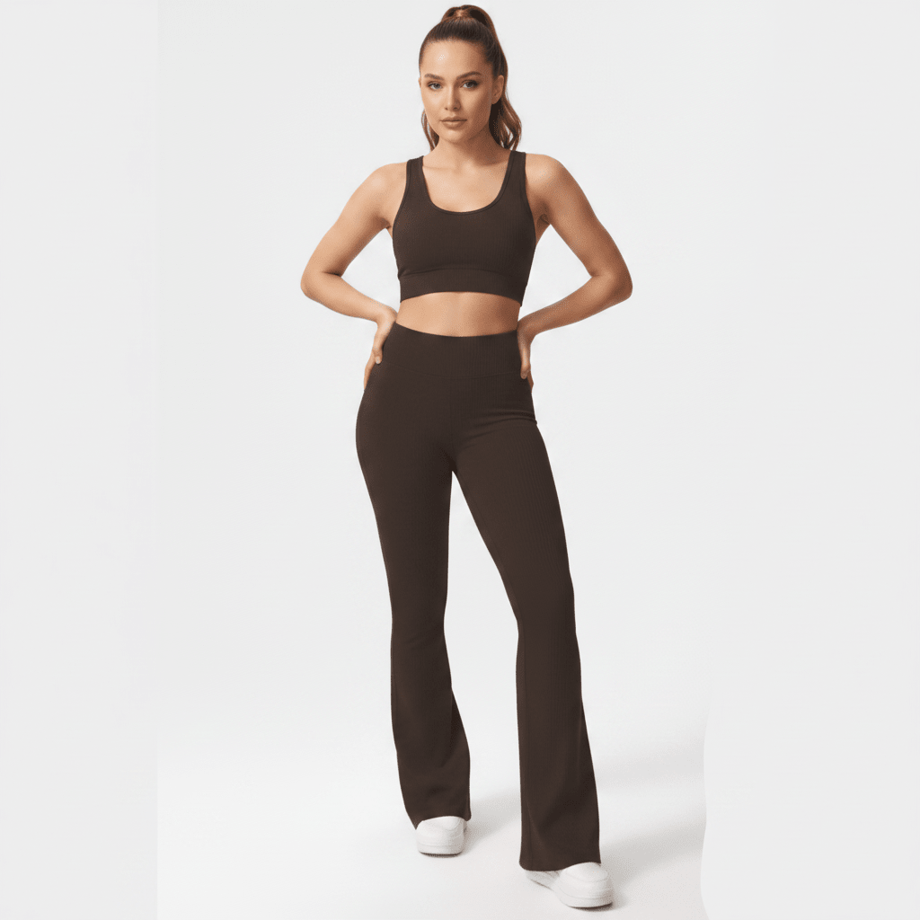 Courtney | Women's High Stretch Wide Leg Yoga Trousers with Pockets