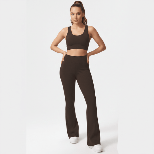 Courtney | Women's High Stretch Wide Leg Yoga Trousers with Pockets