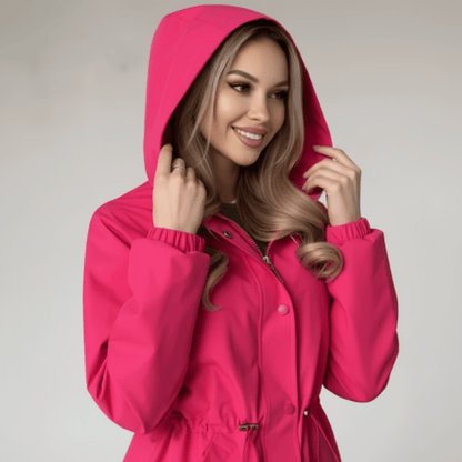 Breanna | Women's Long Hooded Softshell Jacket