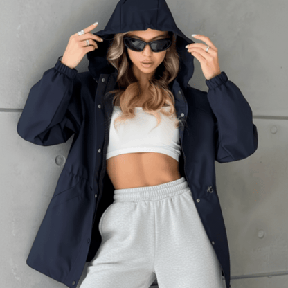 Breanna | Women's Long Hooded Softshell Jacket