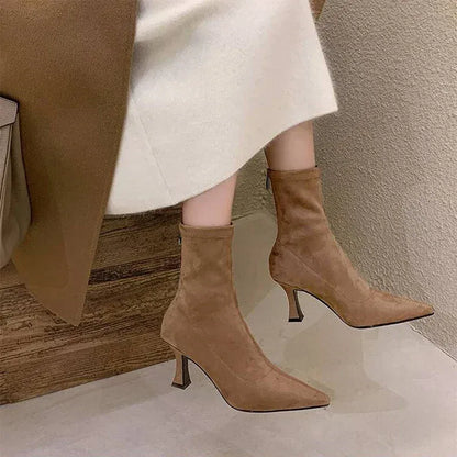 Tayler | Botines de tacón de aguja y punta afilada para mujer