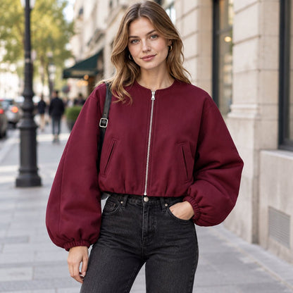 Bobbi | Women's Outerwear Lightweight Bomber Jacket