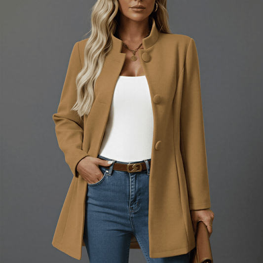 Mckenzie | Women's Cold-Weather A-Line Button Coat