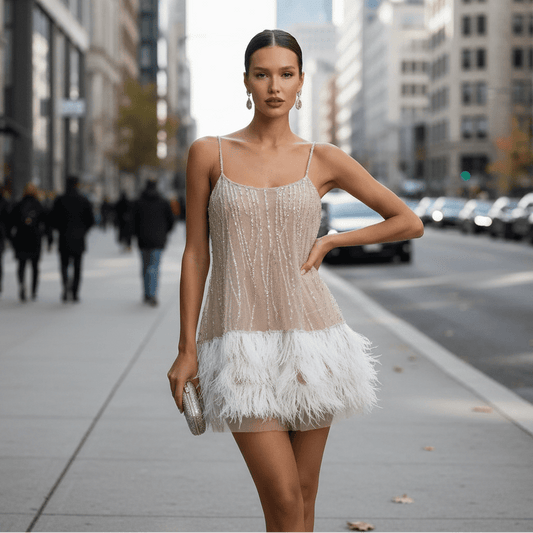Joanne | Women's Spaghetti Strap Party Mini Dress