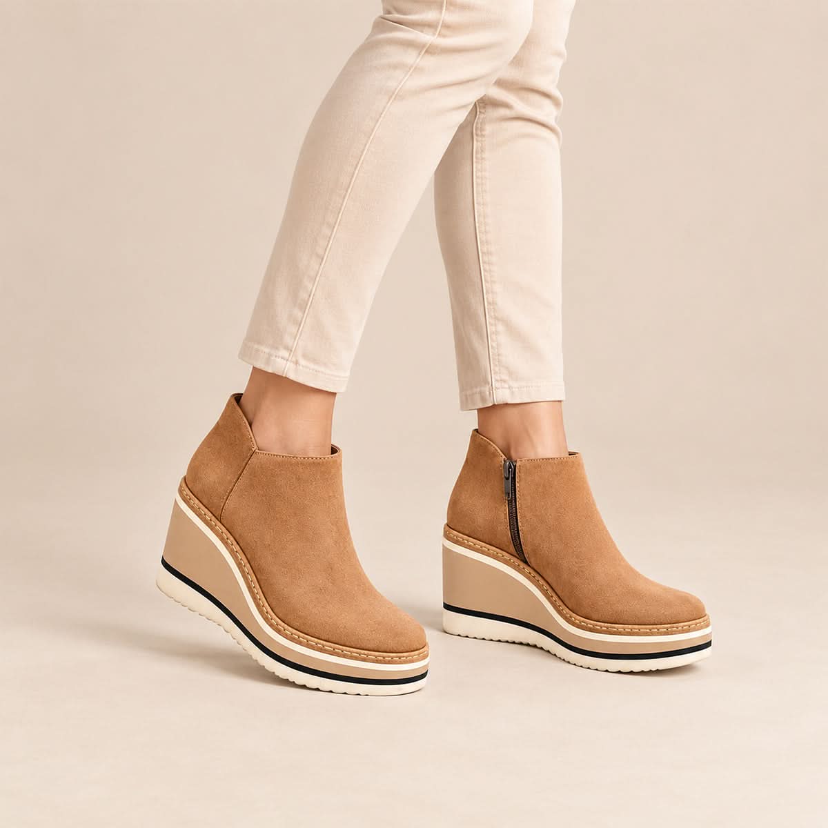 Jazlyn | Women's Platform Side-Zip Ankle Boots