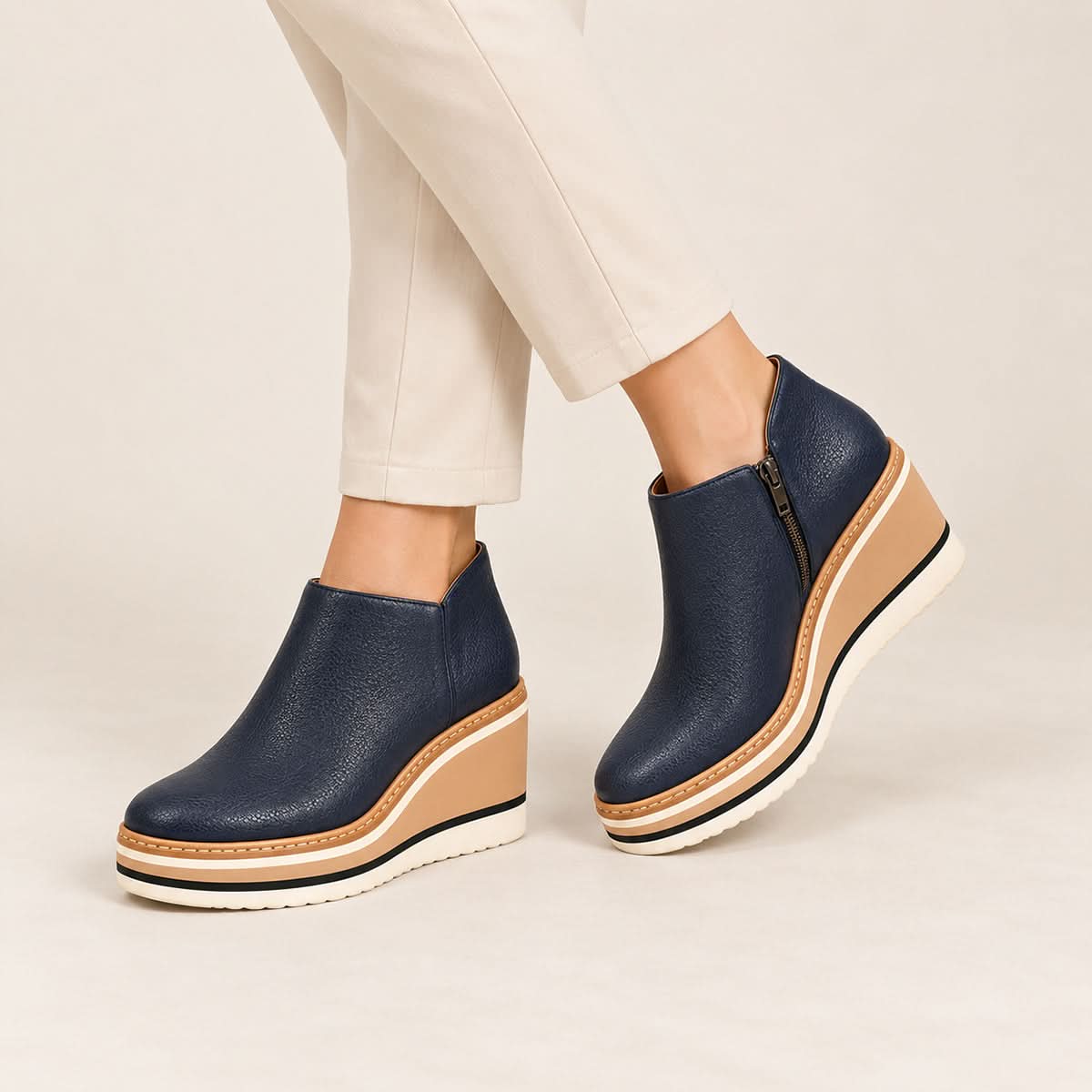 Jazlyn | Women's Platform Side-Zip Ankle Boots