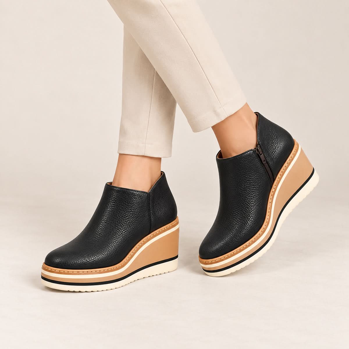 Jazlyn | Women's Platform Side-Zip Ankle Boots