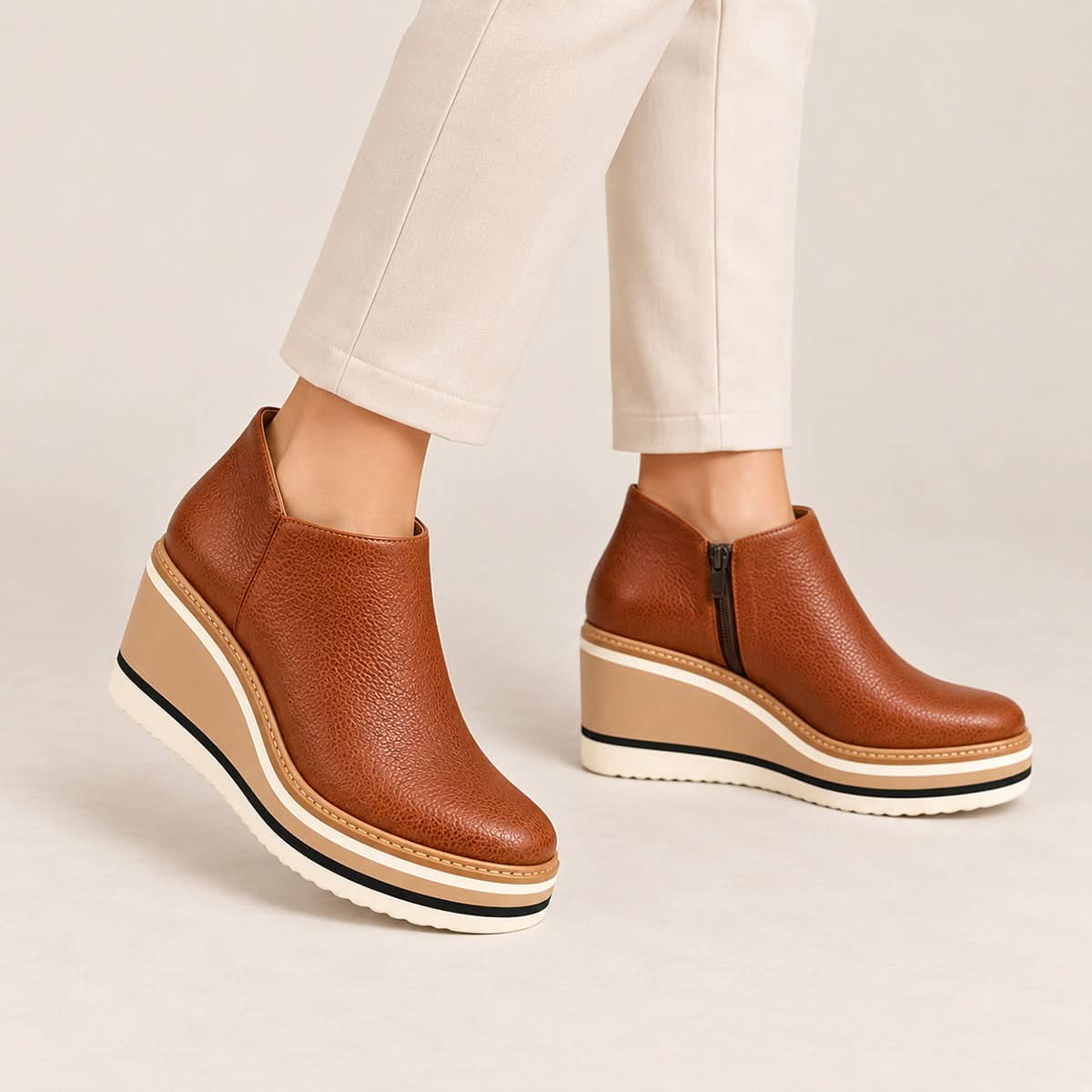 Jazlyn | Women's Platform Side-Zip Ankle Boots