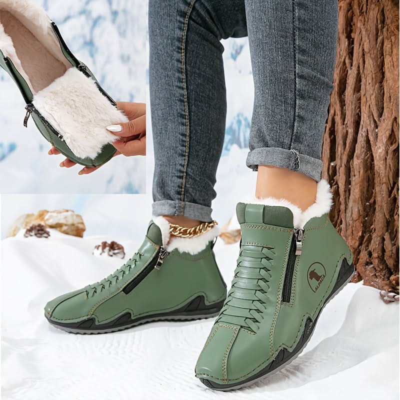 Leilani | Women's Winter Ankle Boots with Side Zip