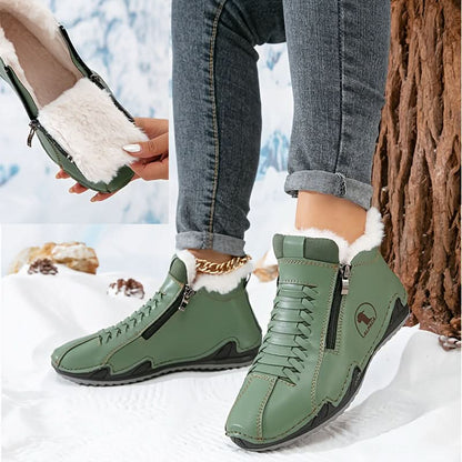 Leilani | Women's Winter Ankle Boots with Side Zip