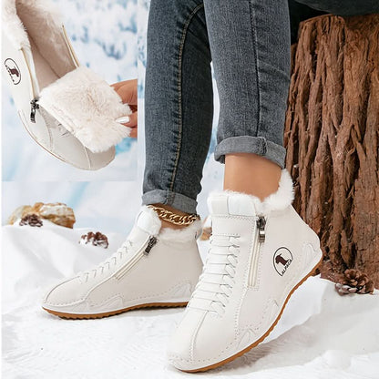 Leilani | Women's Winter Ankle Boots with Side Zip