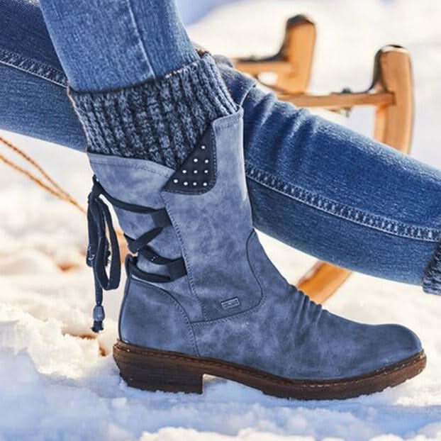 Reyna | Women's Winter Zip-Up Boots for Cold Weather