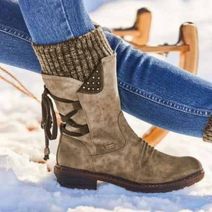 Reyna | Women's Winter Zip-Up Boots for Cold Weather