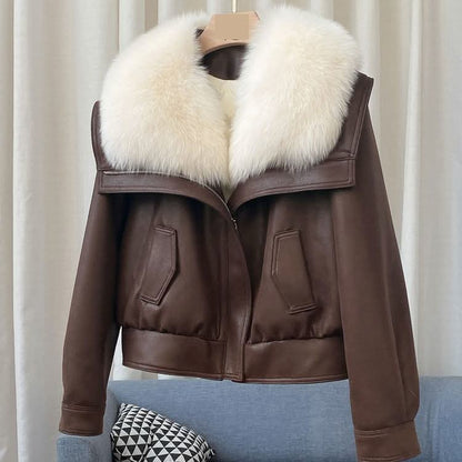 Moriah | Women's Winter Jacket with Fur Collar