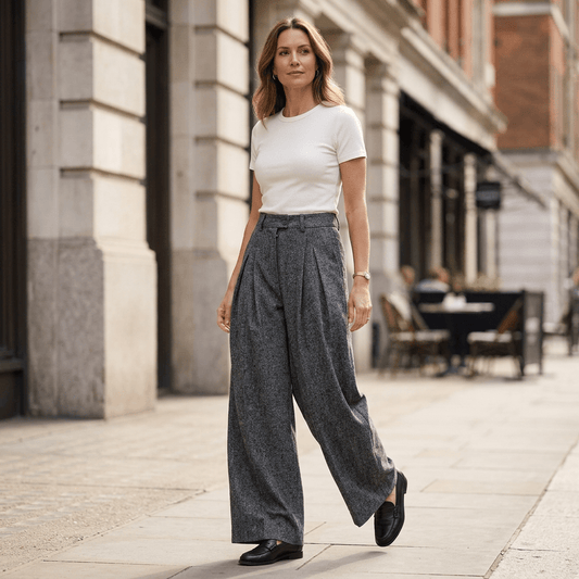 Walking sidewalk look
