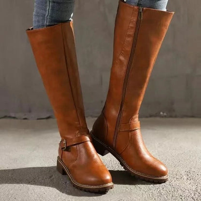 Kylee | Women's Orthopaedic Buckle Detail Comfort Boots