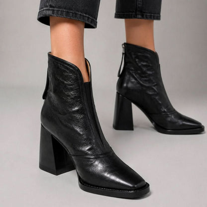 Graciela | Women's Winter Block Heel Ankle Boots