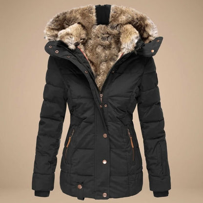 Susanna | Women's Longline Quilted Hooded Parka