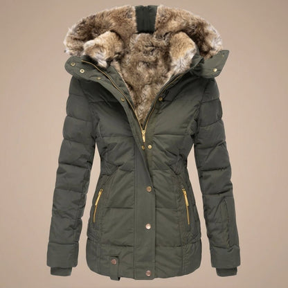 Susanna | Women's Longline Quilted Hooded Parka