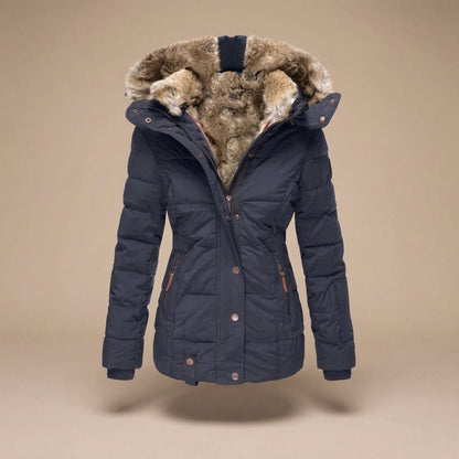 Susanna | Women's Longline Quilted Hooded Parka