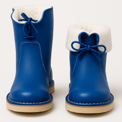 Katlin | Botas de invierno a media pantorrilla para mujer con lazo trasero